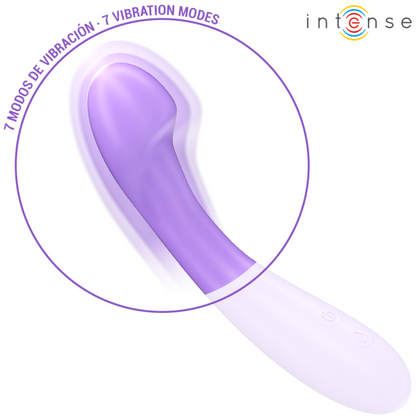 BECKY VIBRADOR 19 CM AQUECÍVEL 7 VIBRAÇÕES ROXO