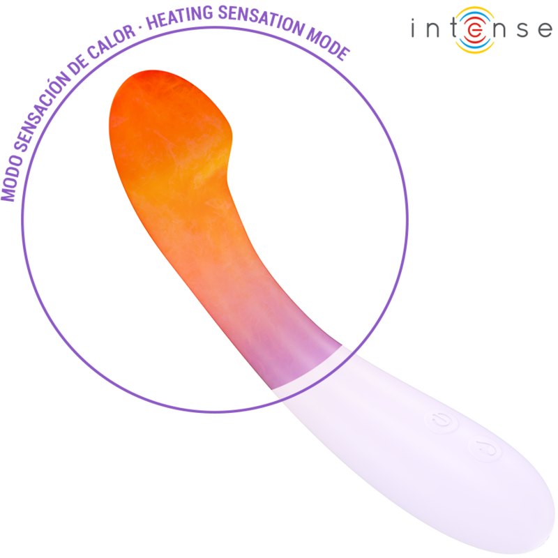 BECKY VIBRADOR 19 CM AQUECÍVEL 7 VIBRAÇÕES ROXO