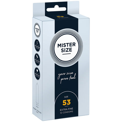 PRESERVATIVO TAMANHO M 53 MM (10 UNIDADES)