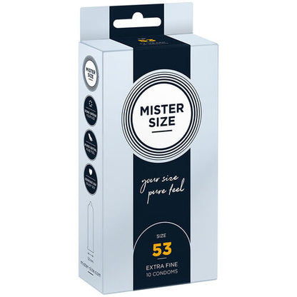 PRESERVATIVO TAMANHO M 53 MM (10 UNIDADES)