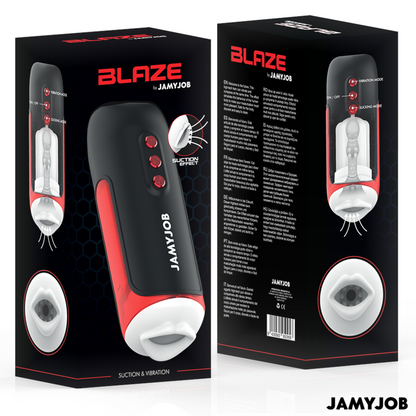 BLAZE MASTURBADOR AUTOMÁTICO DE BOCA 5 MODOS ESTIMULANDO ONDAS E VIBRAÇÃO
