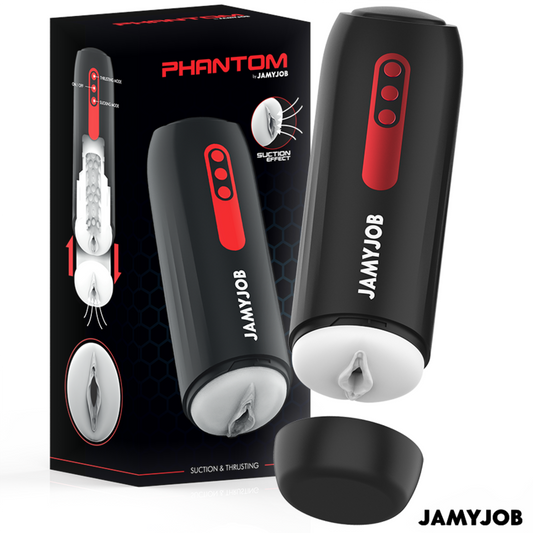 MASTURBADOR AUTOMÁTICO PHANTOM VAGINA 5 MODOS DE SUCÇÃO E IMPULSO