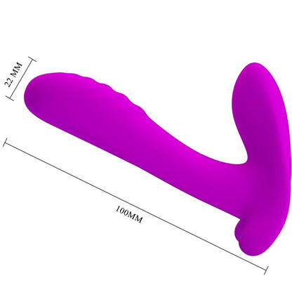 MASSAGEADOR E VIBRADOR 12 VIBRAÇÕES CONTROLE REMOTO ROXO