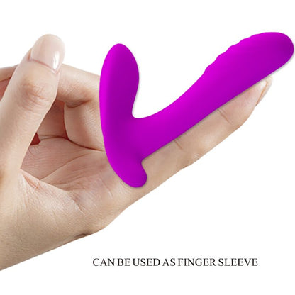 MASSAGEADOR E VIBRADOR 12 VIBRAÇÕES CONTROLE REMOTO ROXO
