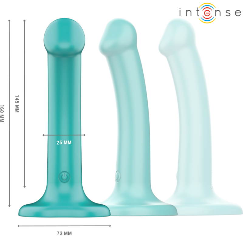 KATIE VIBRADOR COM VENTOSA 10 VIBRAÇÕES AZUL CONTROLE REMOTO