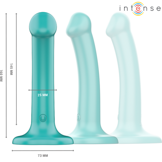 KATIE VIBRADOR COM VENTOSA 10 VIBRAÇÕES AZUL CONTROLE REMOTO