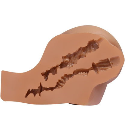 VIBRADOR KYLIE ASS COM CONTROLE REMOTO REALISTA DE VAGINA E ÂNUS