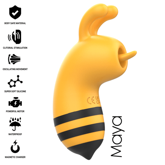 MAYA ESTIMULADOR BEE AMARELO/PRETO