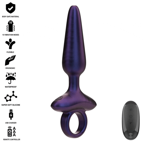 MARLON VIBRADOR ANAL PLUG MODELO 4 CONTROLE REMOTO