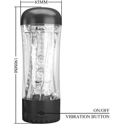 TAMARA MASTURBADOR MASCULINO MULTI-VELOCIDADE VIBRADOR PRETO