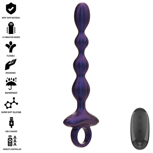 JACKIE VIBRATING ANAL PLUG MODELO 1 CONTROLE REMOTO