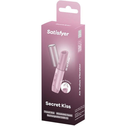 ESTIMULADOR DE CLITÓRIS SECRET KISS WAVE ROSA