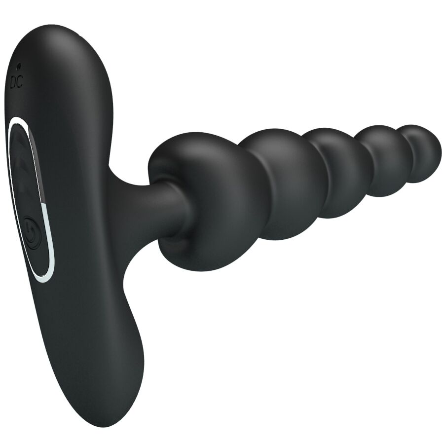 VIBRADOR ANAL SIDNEY 10 VIBRAÇÕES PRETO