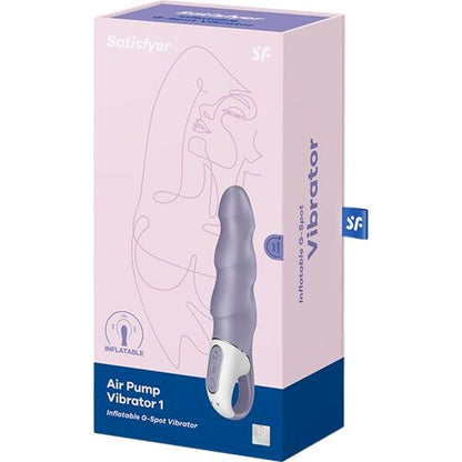BOMBA DE AR VIBRADOR 1 VIBRADOR INFLÁVEL PONTO G ROXO