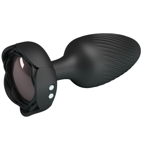 OSBORN PLUG ANAL COM LUZ LED PRETO 9,8 CM