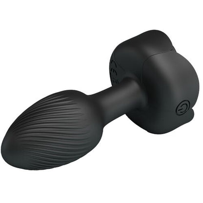 OLMAN PLUG ANAL COM LUZ LED PRETO 8,8 CM