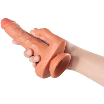 ESTIMULADOR DE DILDO E CLITÓRIS JULIAN COM VIBRAÇÃO E CONTROLE REMOTO 16 CM