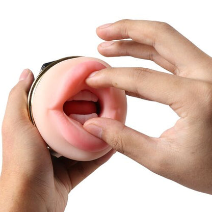 KAY MASTURBADOR DUPLO COM BOCA DUPLA E VIBRAÇÃO DE VAGINA