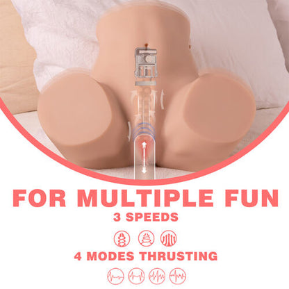 DANAE THRUSTING MASTUBADOR DE VAGINA REALISTA COM VIBRAÇÃO MULTI-POSIÇÕES