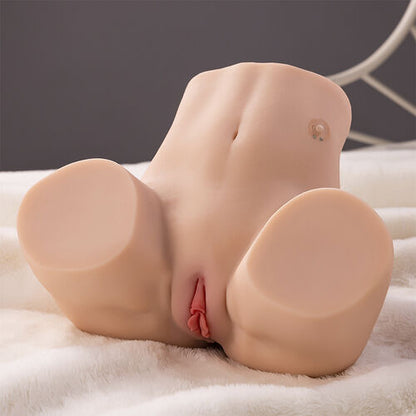 MAYA SUCKING REALISTA VAGINA E ÂNUS MASTURBADOR COM VIBRAÇÃO E ONDAS ESTIMULANTES 4,5 KG