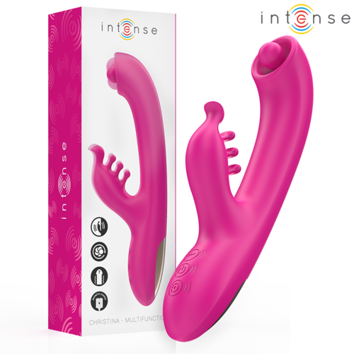 CHRISTINA MULTIFUNCIONAL RABBIT VIBRADOR 22,5 CM ROSA