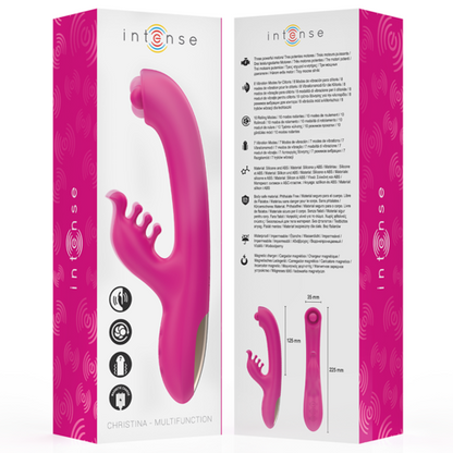 CHRISTINA MULTIFUNCIONAL RABBIT VIBRADOR 22,5 CM ROSA