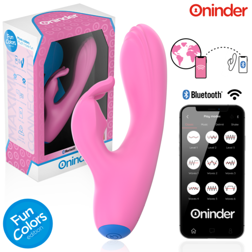 VIBRADOR LOVE BUNNY PARA PONTO G E CLITÓRIS - APLICATIVO MUNDIAL GRATUITO