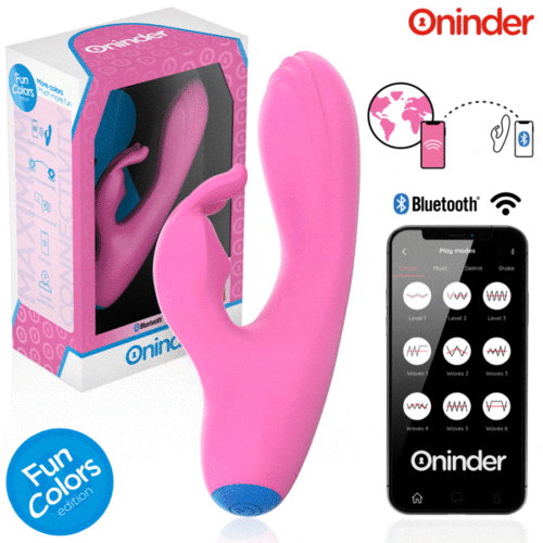 VIBRADOR LOVE BUNNY PARA PONTO G E CLITÓRIS - APLICATIVO MUNDIAL GRATUITO