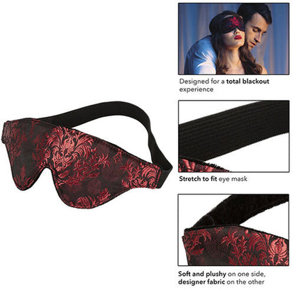MÁSCARA OPACA SCANDAL COM DETALHES EM VERMELHO