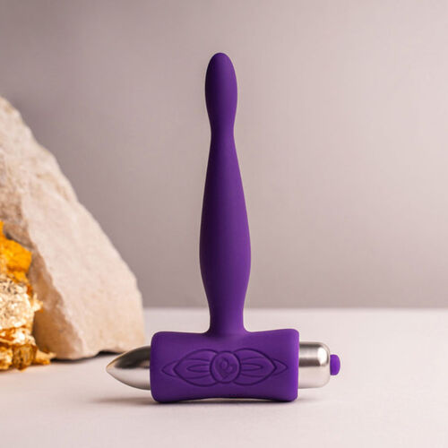 PETITE SENSATIONS TEAZER PLUG ANAL VIBRADOR ROXO