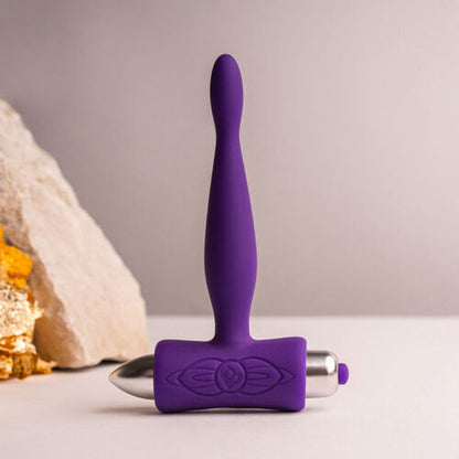 PETITE SENSATIONS TEAZER PLUG ANAL VIBRADOR ROXO