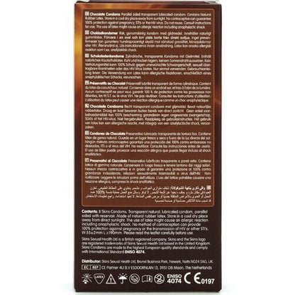 PRESERVATIVOS CHOCOLATE PREMIUM PACOTE 8