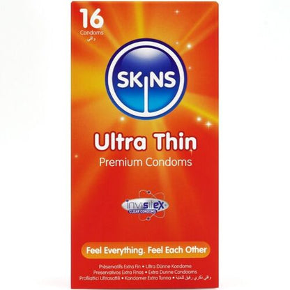 PRESERVATIVOS ULTRA FINOS PREMIUM PACOTE COM 16