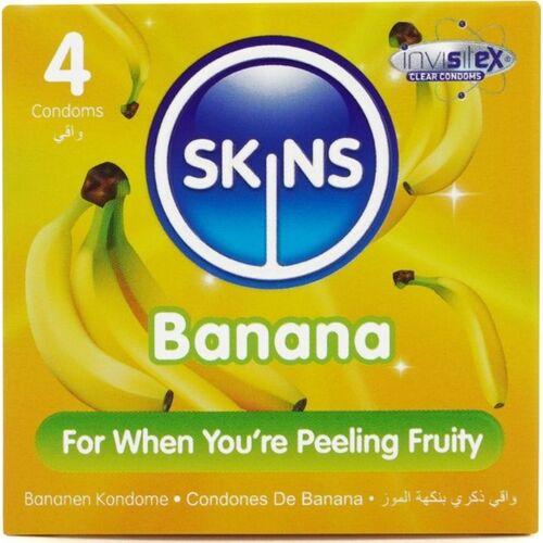 PRESERVATIVOS BANANA PREMIUM PACOTE 4