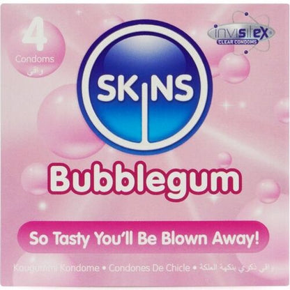 PRESERVATIVOS BUBBLEGUM PREMIUM PACOTE 4