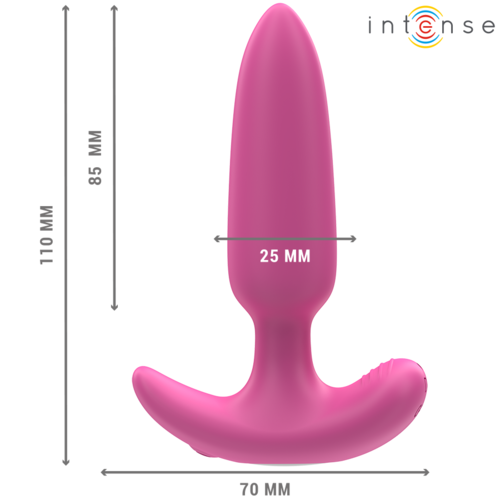 ROSS ANAL PLUG 10 VIBRAÇÕES ROSA CONTROLE REMOTO