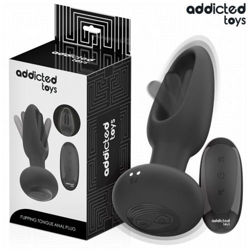 PLUG ANAL COM LÍNGUA VIBRATÓRIA E CONTROLE REMOTO