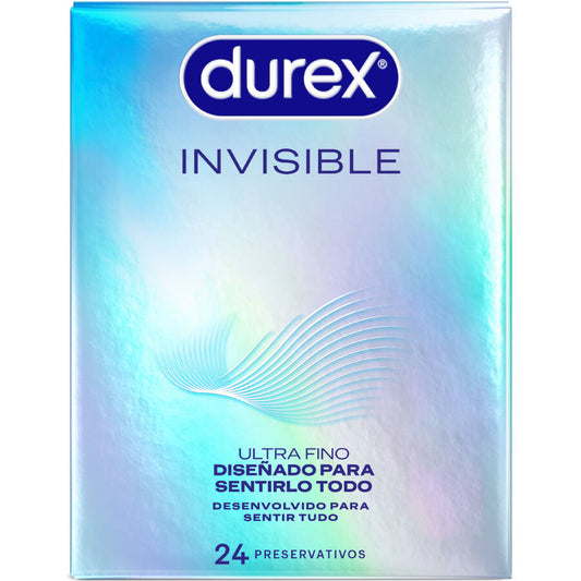 PRESERVATIVOS ULTRA FINOS INVISÍVEIS 24 UNIDADES