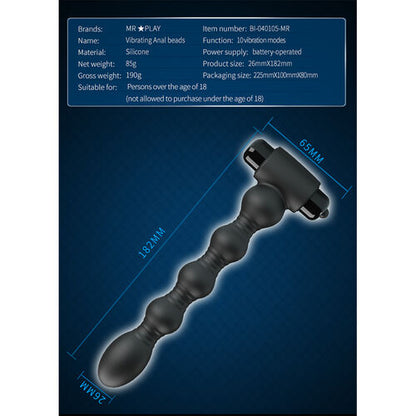 MASSAGEADOR DE PLUG ANAL VIBRATÓRIO