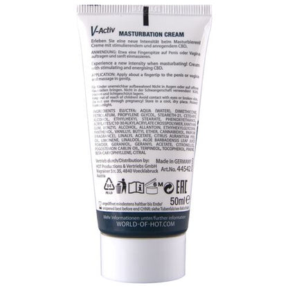 CREME PARA MASTURBAÇÃO COM CBD - UNISSEX 100ML