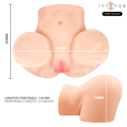 MASTURBADOR VAGINAL GINGER COM EFEITOS DE SUCÇÃO, CALOR, VIBRAÇÃO E VOZ, COM CONTROLE REMOTO, 5,3 KG