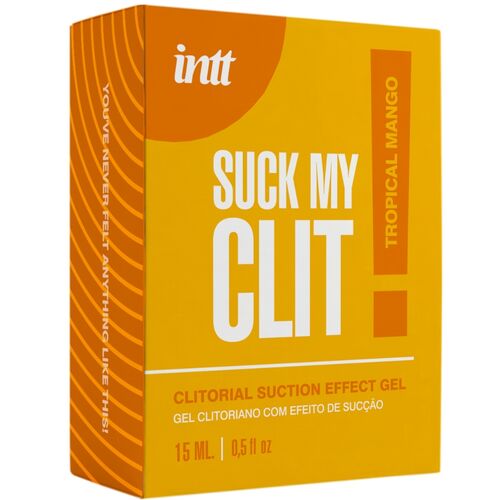 SUCK MY CLIT GEL COM EFEITO DE SUCÇÃO MANGA TROPICAL 15 ML