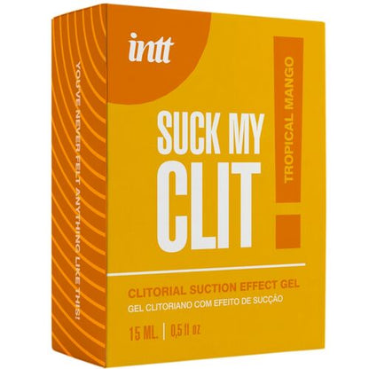 SUCK MY CLIT GEL COM EFEITO DE SUCÇÃO MANGA TROPICAL 15 ML