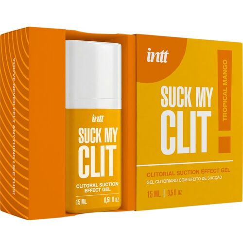SUCK MY CLIT GEL COM EFEITO DE SUCÇÃO MANGA TROPICAL 15 ML