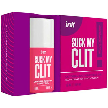 SUCK MY CLIT GEL COM EFEITO DE SUCÇÃO MORANGO SILVESTRE 15 ML
