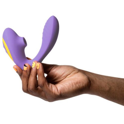 REVERB ESTIMULADOR DE PONTO G E DISPOSITIVO DE SUCÇÃO CLITORIAL REVERB ROXO