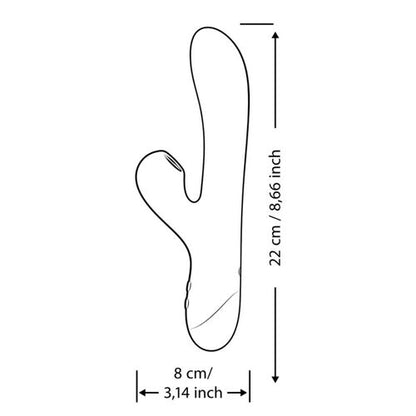 PULSE RABBIT VIBRADOR DUPLO PARA PONTO G AZUL ELÉTRICO