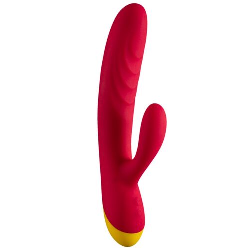 JAZZ VIBRADOR COELHO RECARREGÁVEL VERMELHO