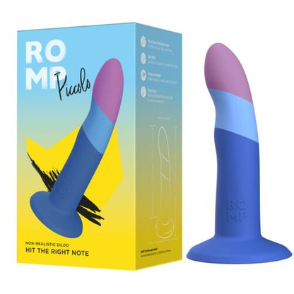 DILDO PICCOLO DE SILICONE COM VENTOSA TRICOLORIDA 14 CM