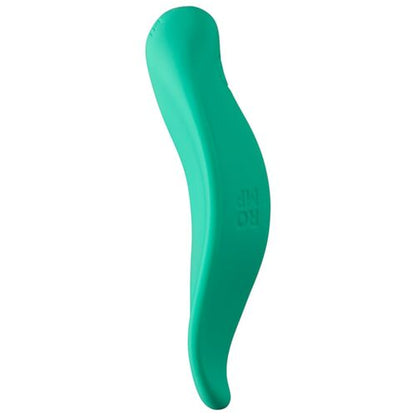 VIBRADOR DE ONDAS, ESTIMULADOR CLITORIANO, FORMATO ERGONÔMICO, VERDE-ÁGUA
